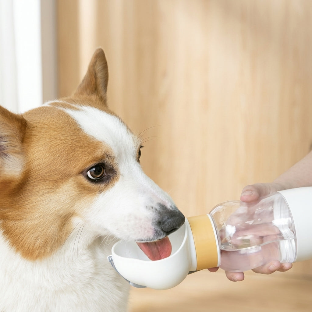 Portable Dog Water Bottle Outdoor Walking Pet Water Dispenser